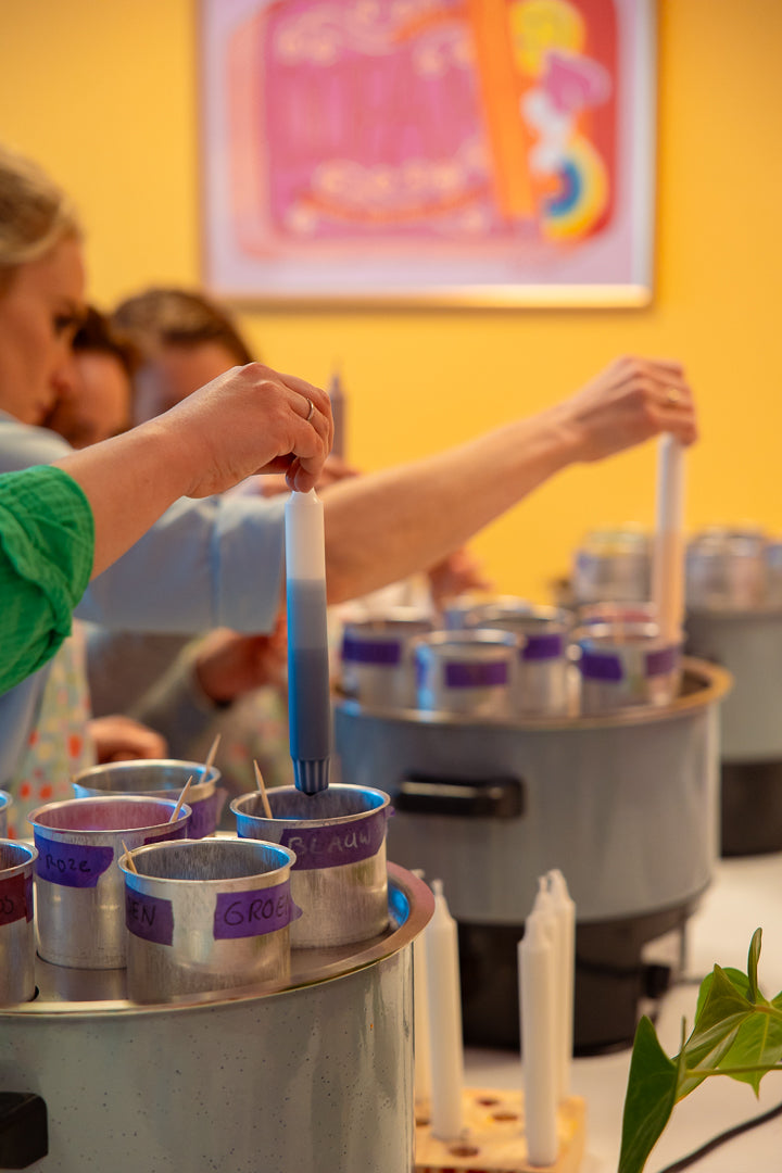 Workshop Jesmonite + kaarsen