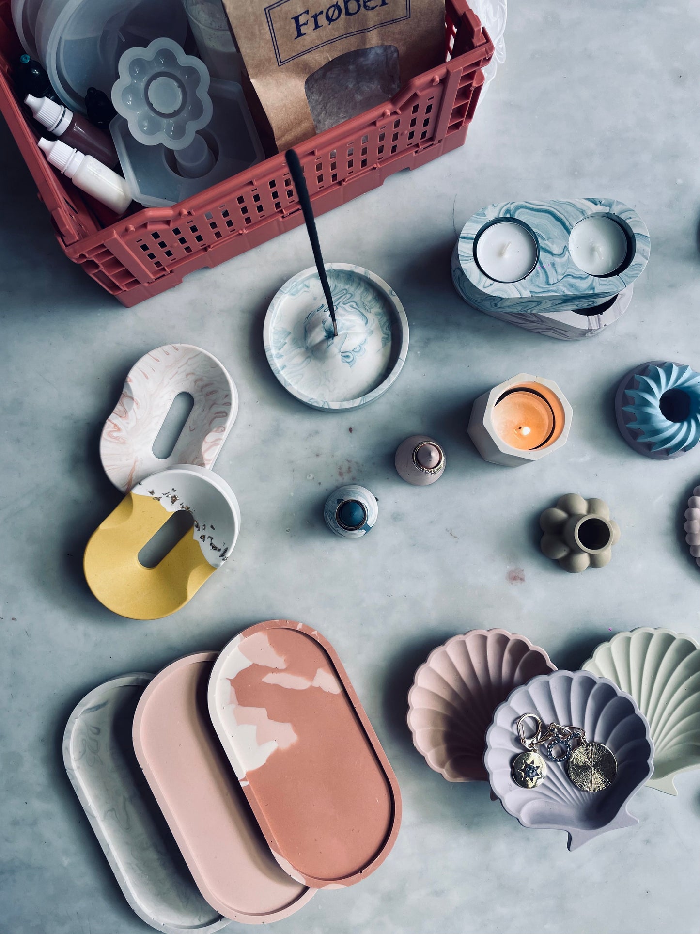 Workshop Jesmonite