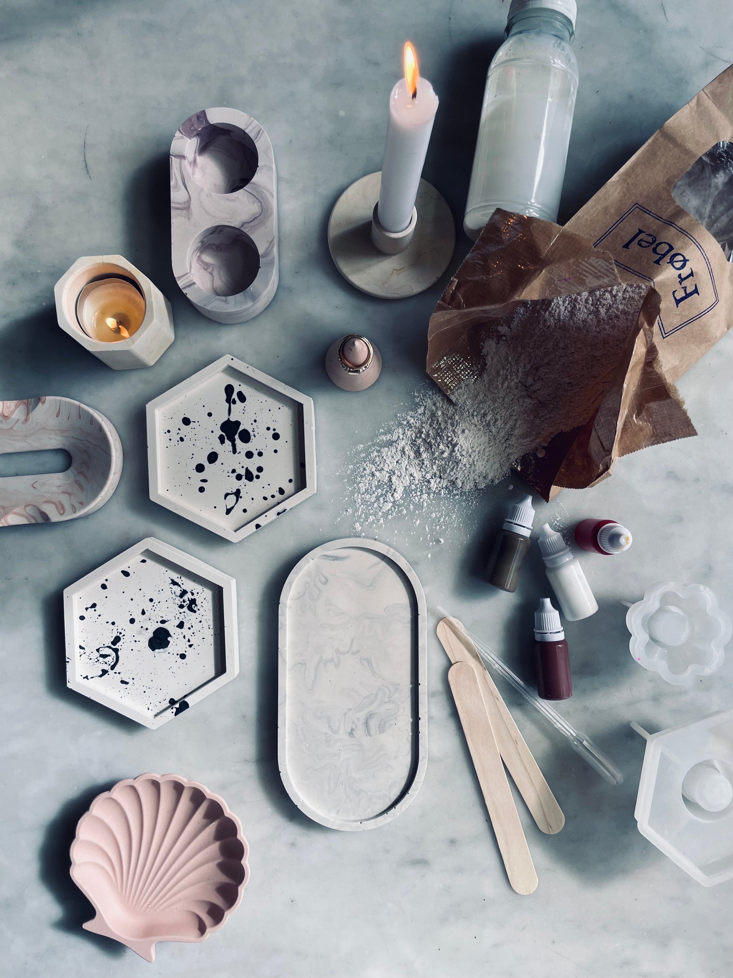 Workshop Jesmonite