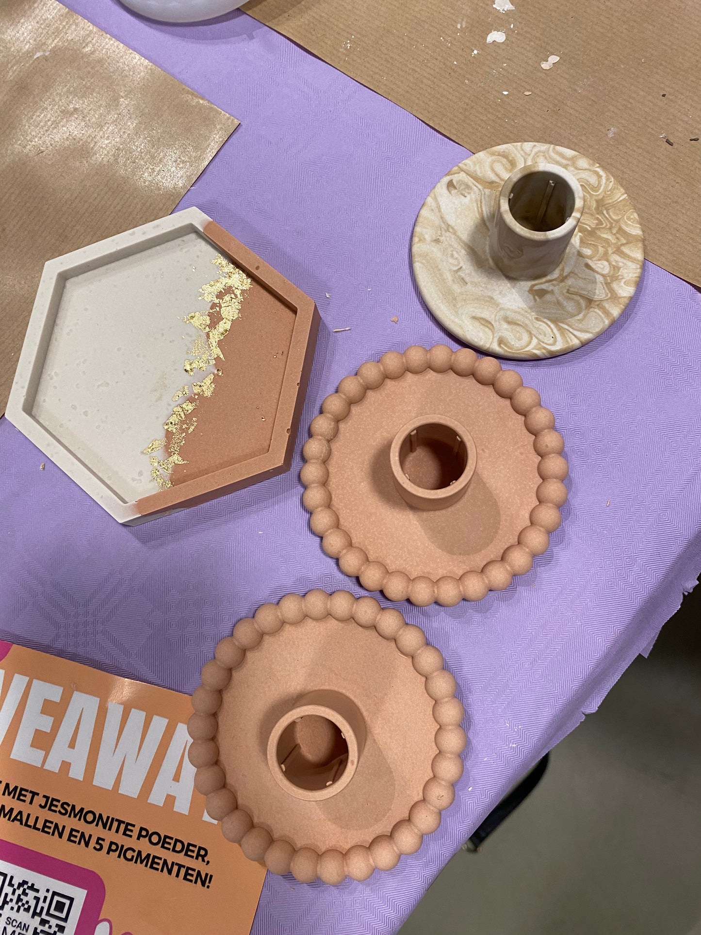 Workshop Jesmonite
