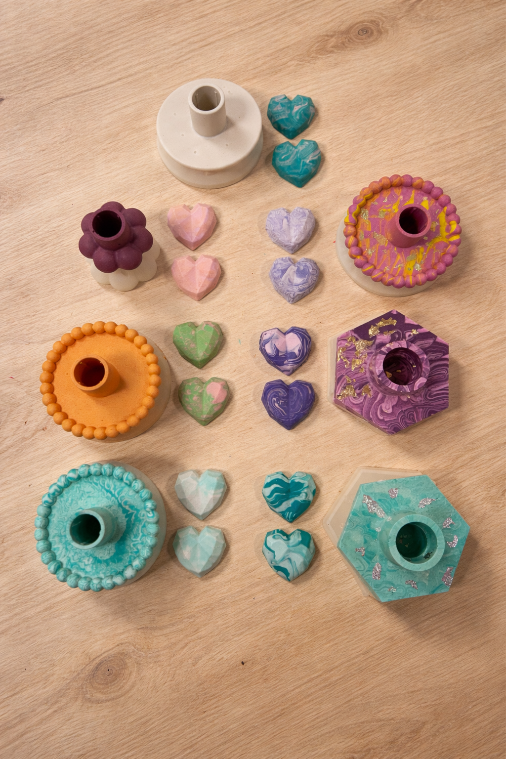 Workshop Jesmonite + kaarsen