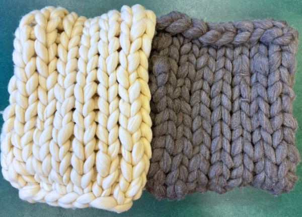 Chunky deken breien | april, mei en juni