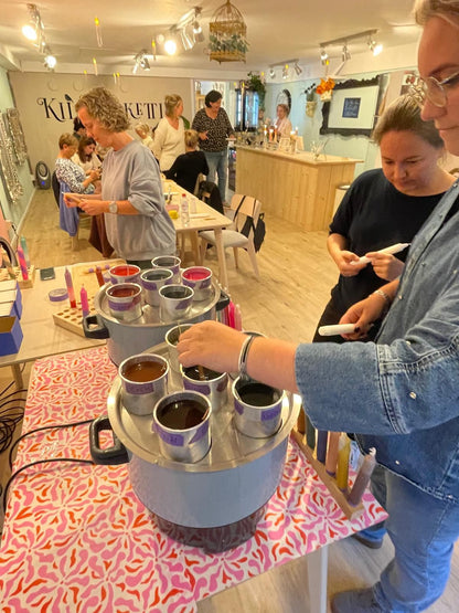 Keramiek schilderen & kaarsen dippen