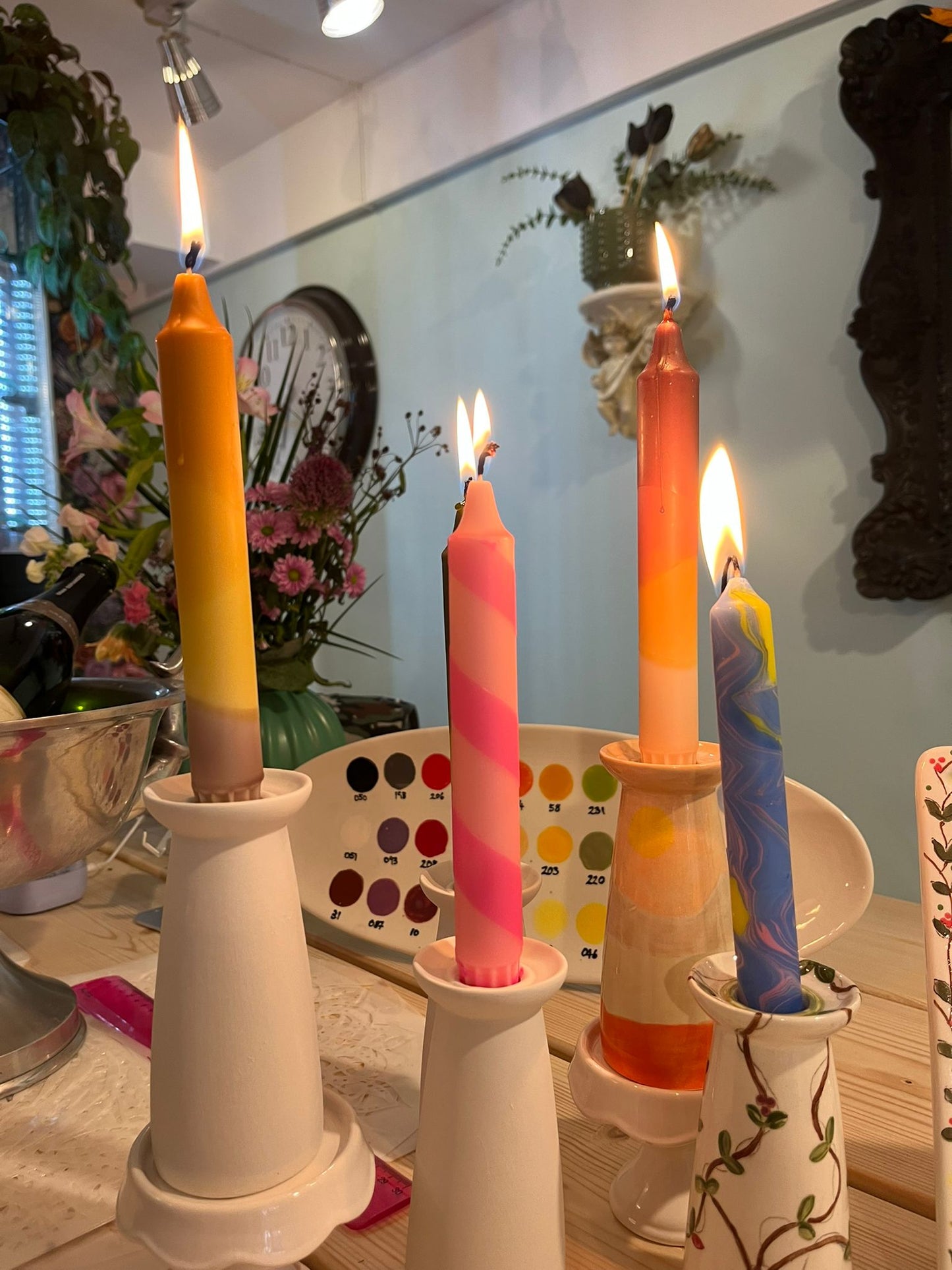 Keramiek schilderen & kaarsen dippen