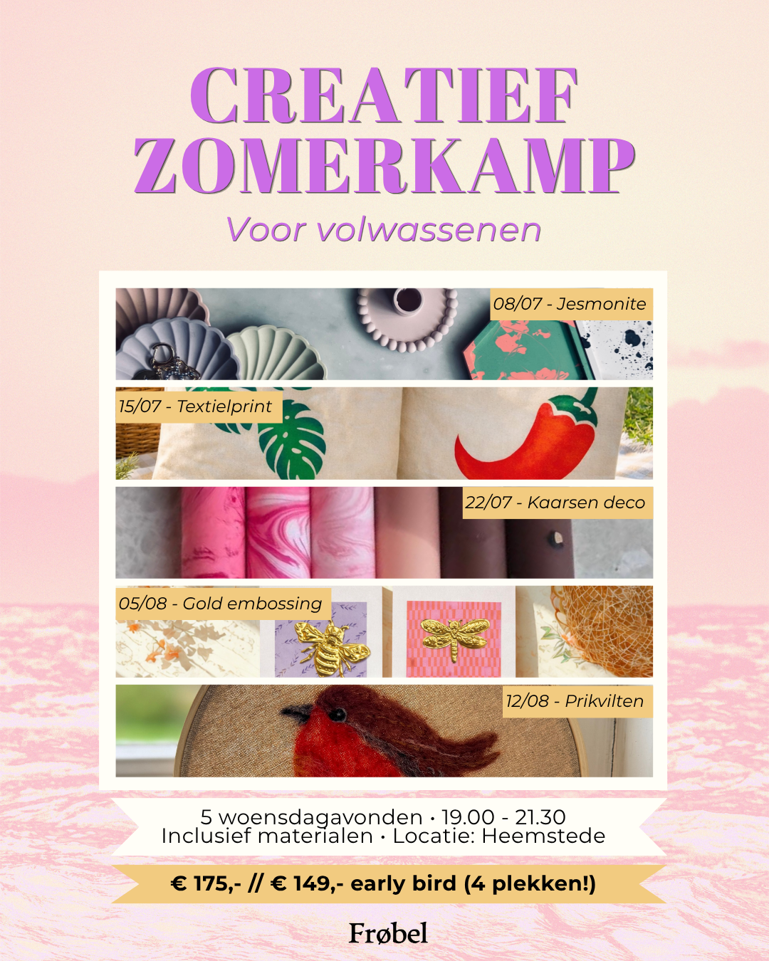 🌞 Creatief Zomerkamp voor Volwassenen