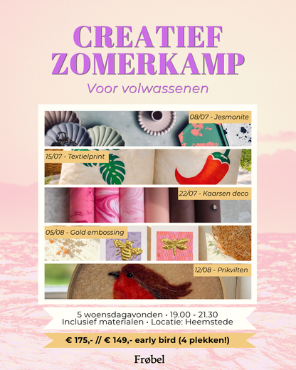 🌞 Creatief Zomerkamp voor Volwassenen