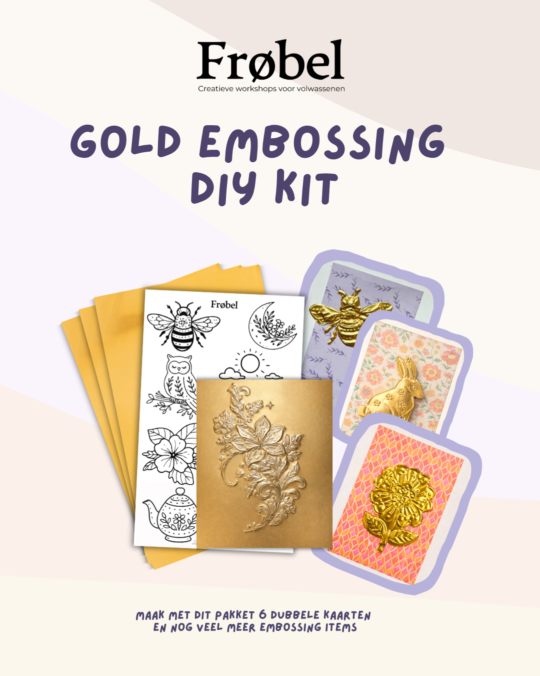 Gold Embossing DIY pakket ✨