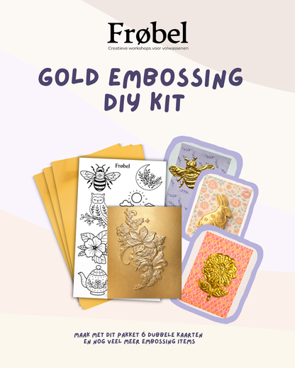 Gold Embossing DIY pakket ✨
