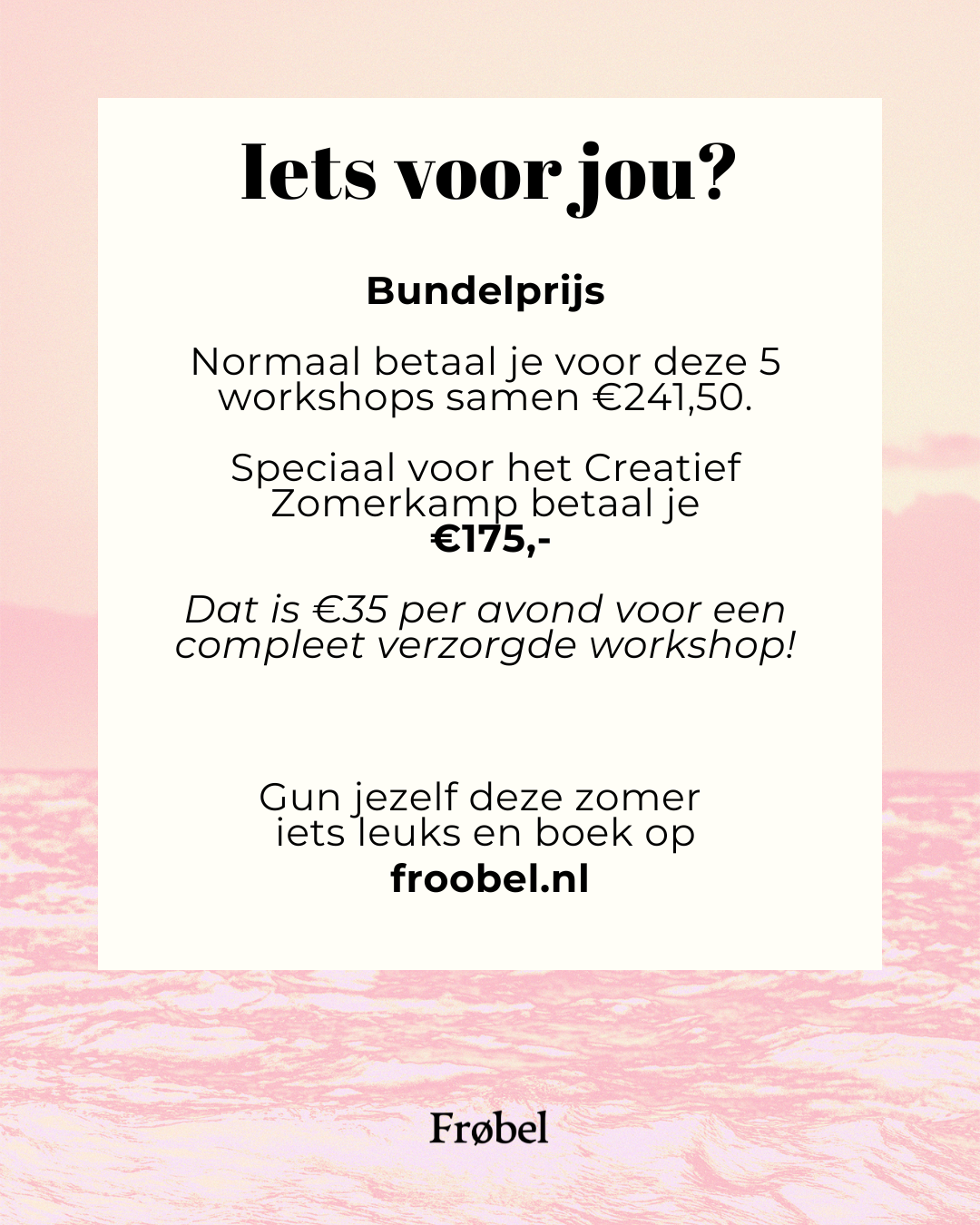 🌞 Creatief Zomerkamp voor Volwassenen